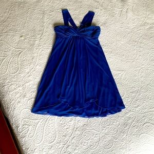 Royal Blue Chiffon Cocktail/Prom Dress.